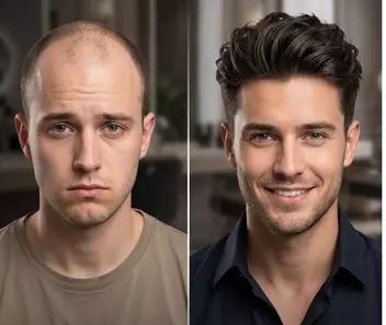Haare vorher nachher